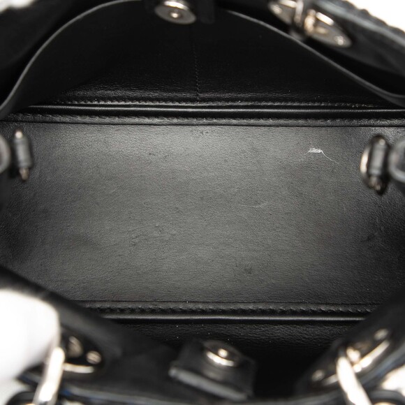 Pre-Loved Dior Small Tweed Patch Diorissimo Tote - Picture 4 of 9